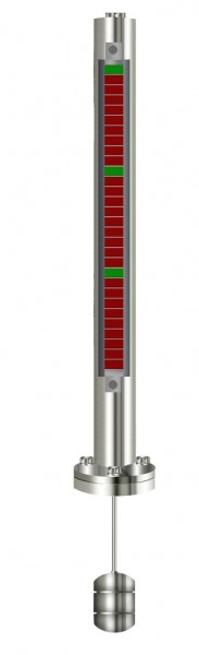 Đo Mức Chất Lỏng Dạng Từ Tính-ELGu By-Pass Magnetic Level Gauge-Gentekelectronic